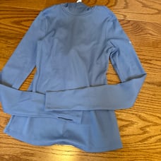 Alo Yoga blue long sleeve NWT