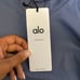 Alo Yoga blue long sleeve NWT