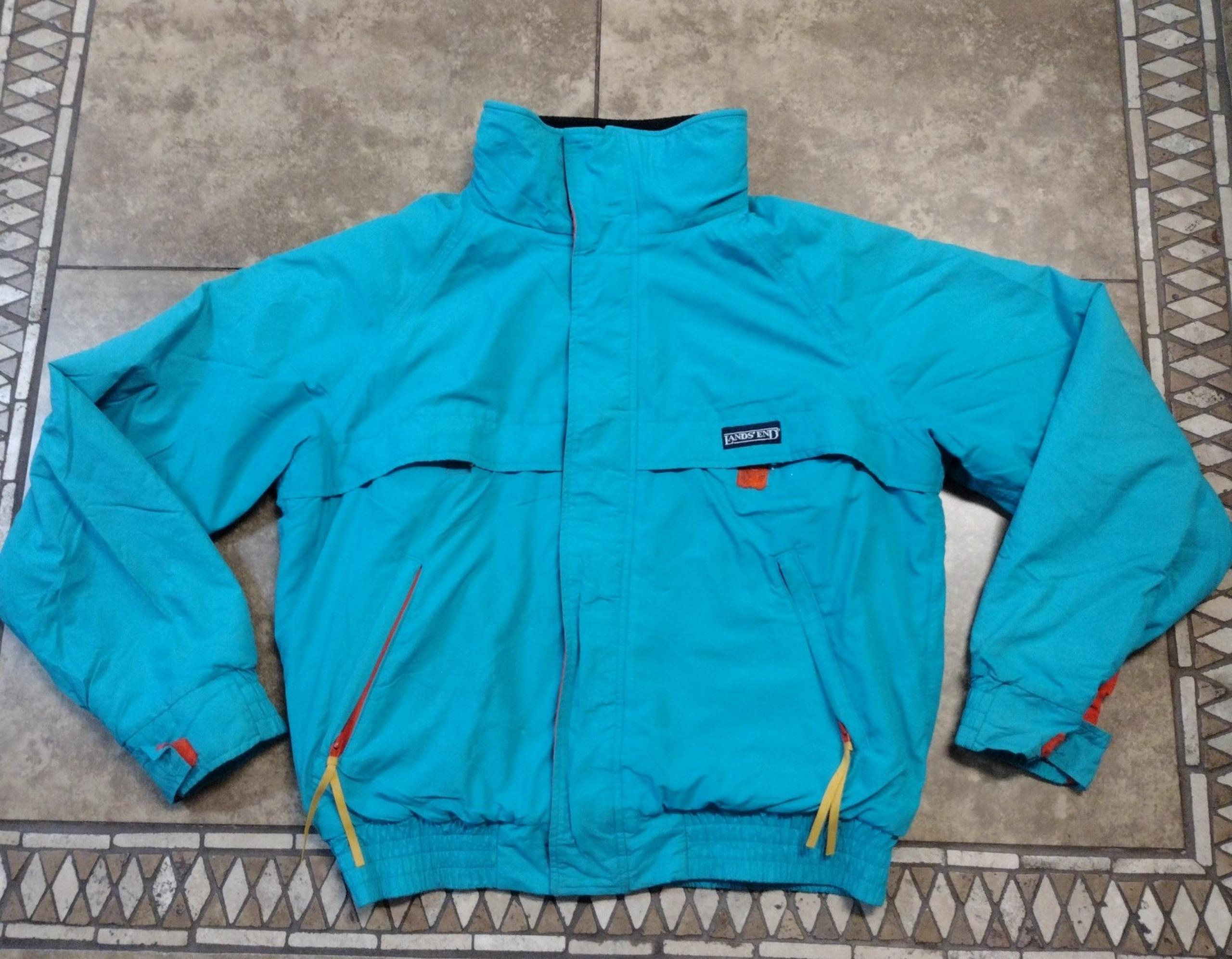Vintage land's end jacket for men size M