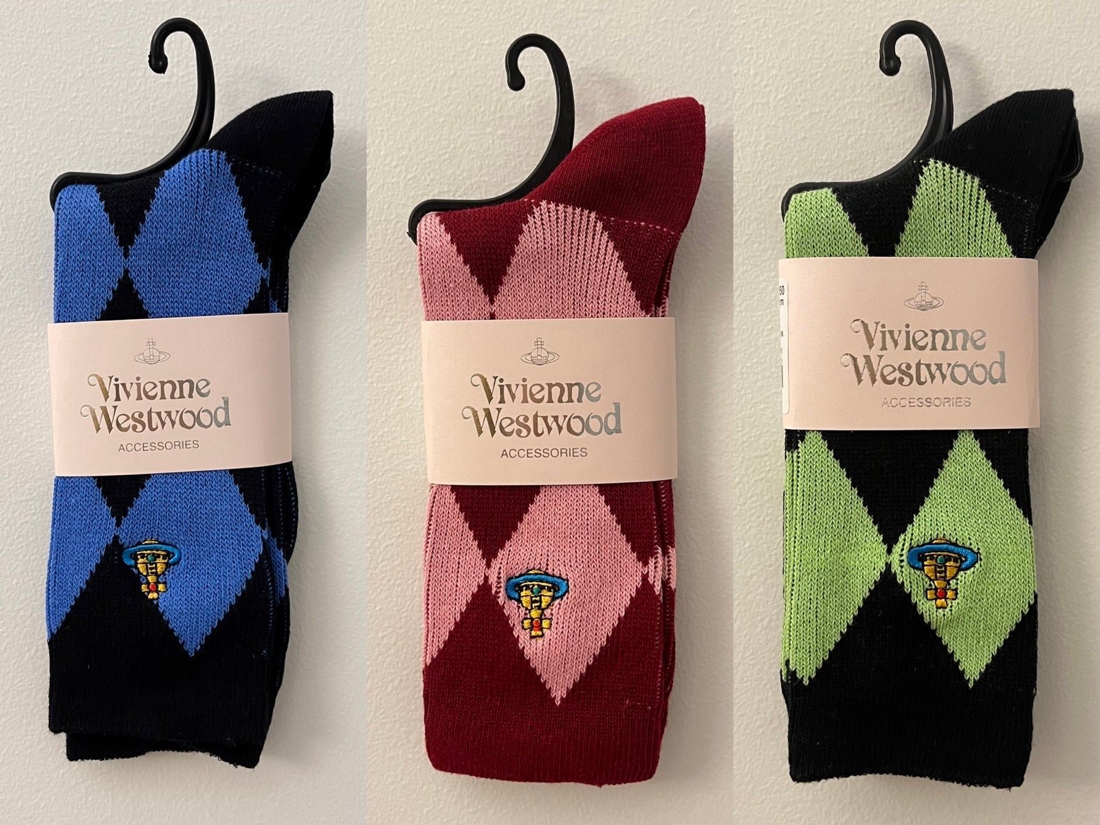 Vivienne Westwood Socks Brand New 3 Pairs