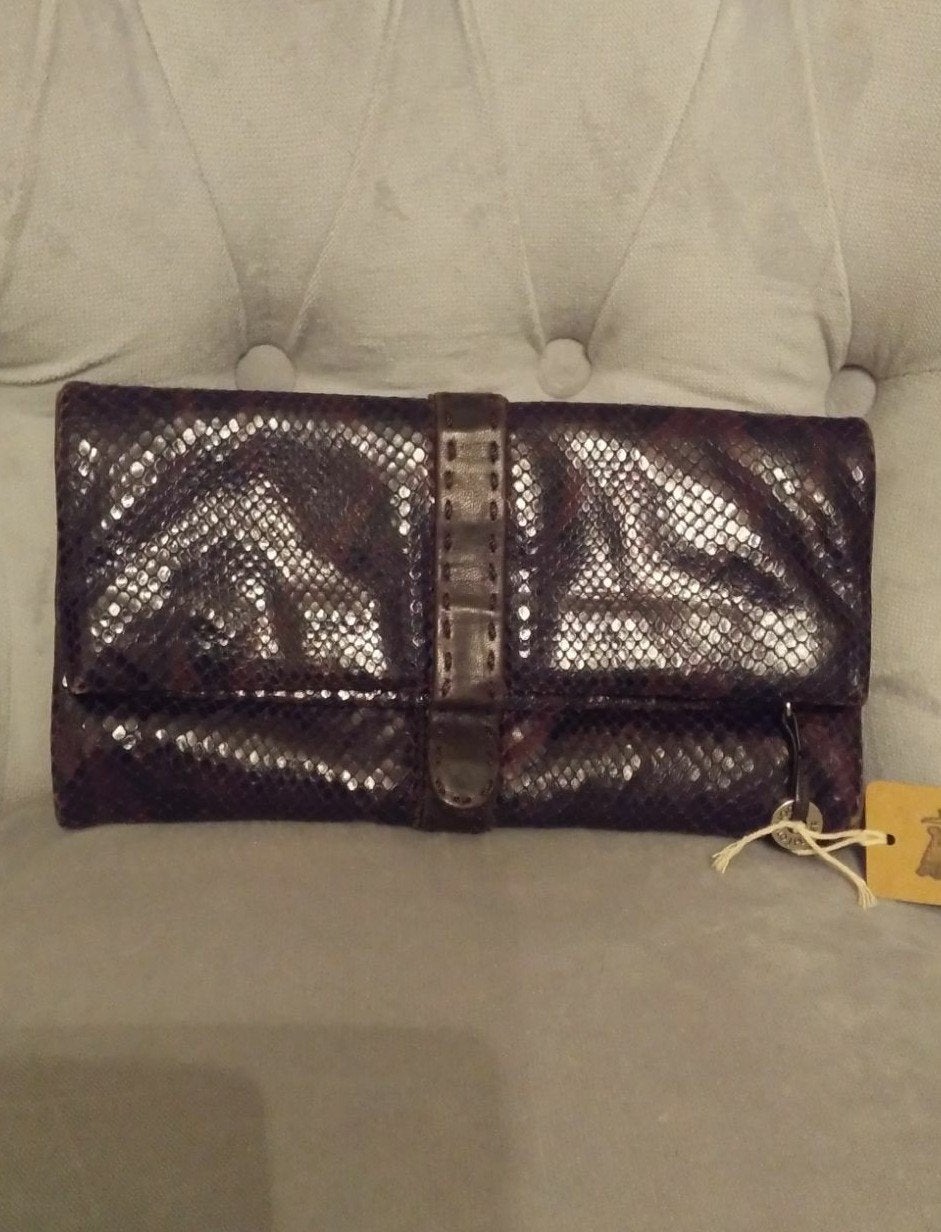 Donald J Pliner Fold Over Clutch