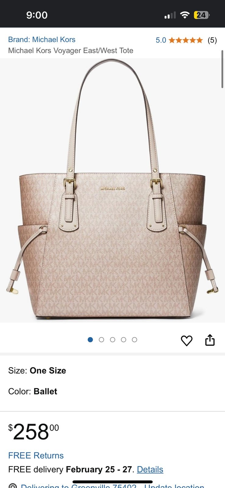 michael kors voyager east west tote