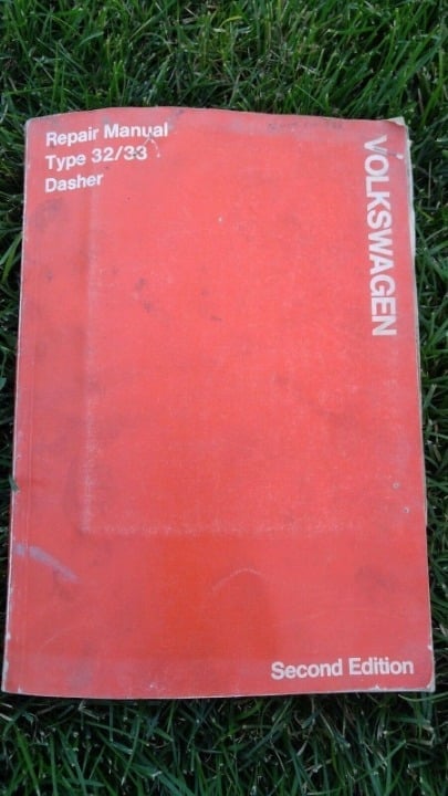 1974-75 Volkswagen Dasher Type Manual