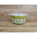 VTG PYREX Green Crazy Daisy Casserole Dish 473 1 QT Spring Blossom With Lid