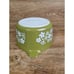 VTG PYREX Green Crazy Daisy Casserole Dish 473 1 QT Spring Blossom With Lid