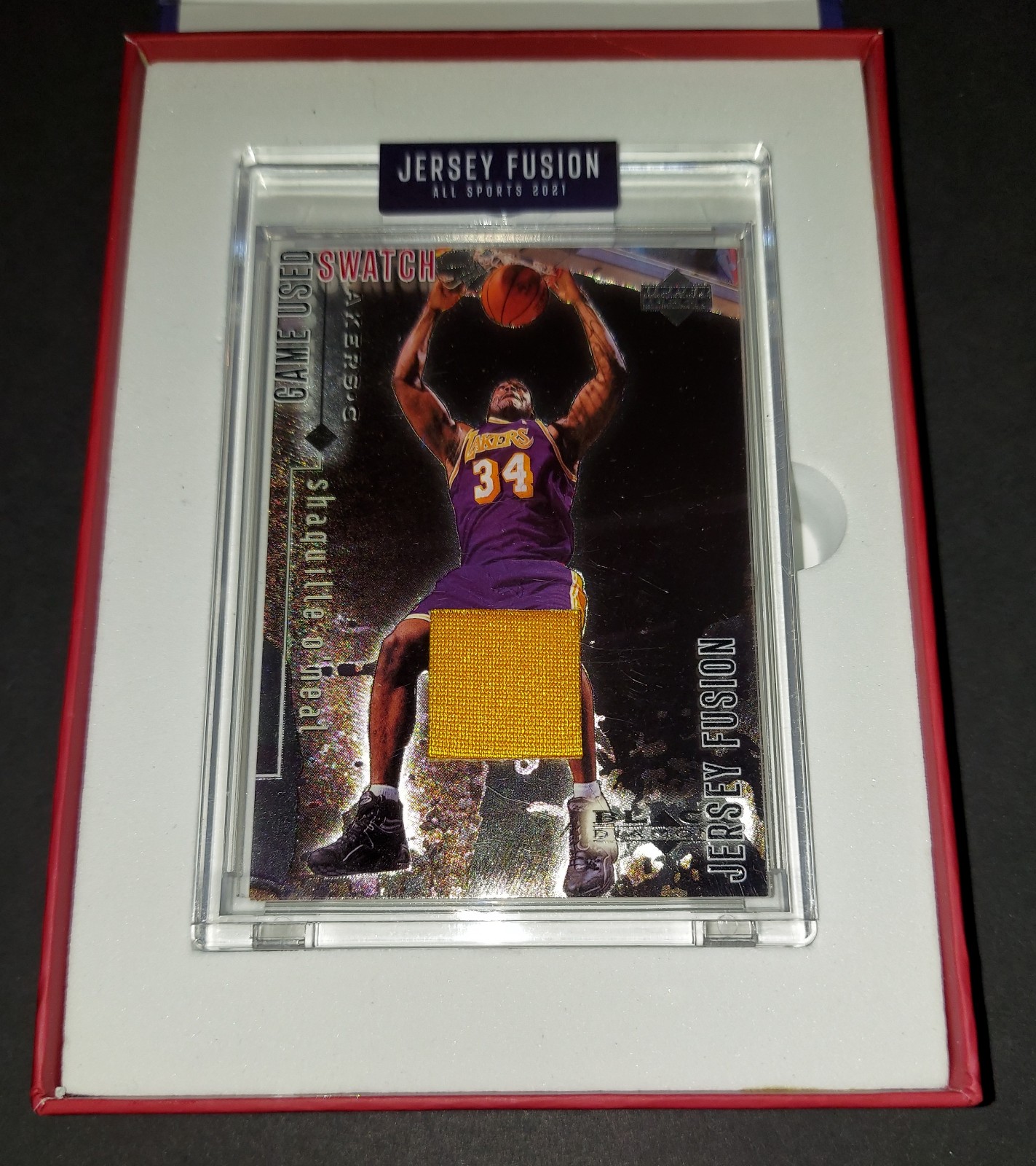 Shaquille O'Neal Jersey Fusion card