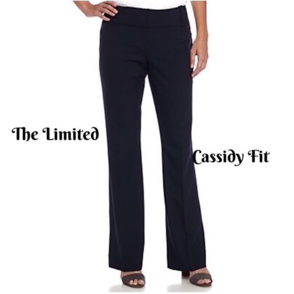 Limited Cassidy Travel Suit Straight Wide Leg Business Dress Pant Slacks Trouser