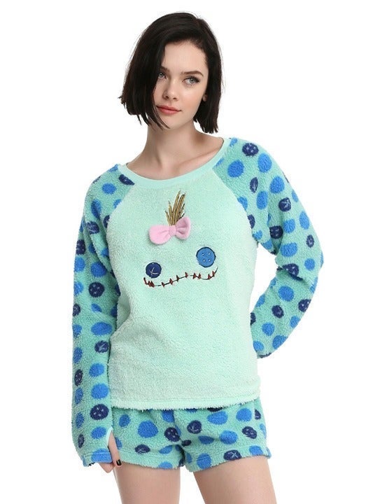 *Size S* Disney Lilo & Stitch Scrump Girls Plush Short Sleep Set - New with tags