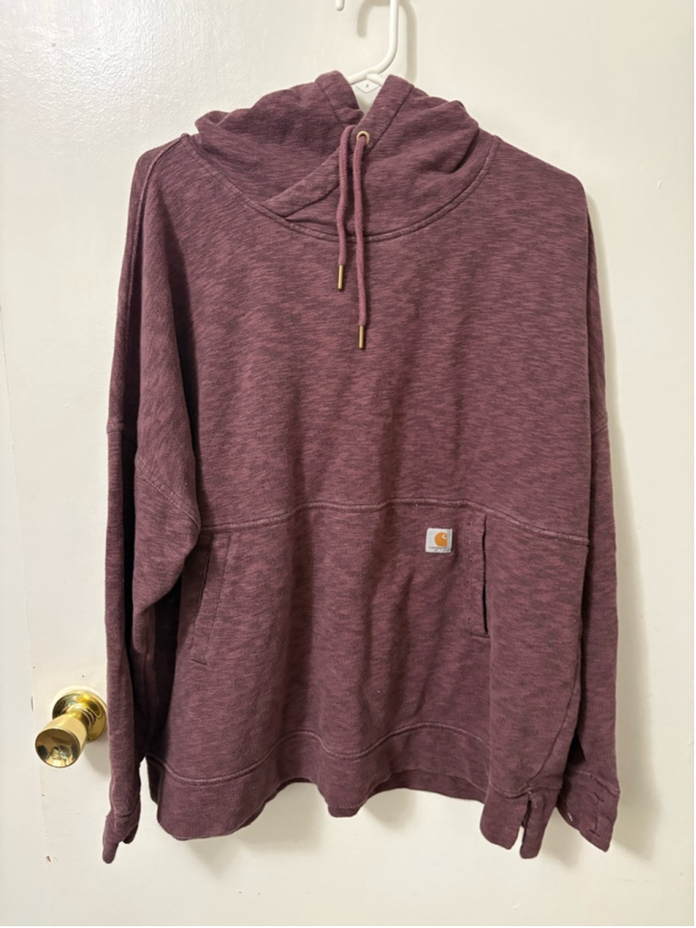 Women's Carhartt Hoodie Sweatshirt Purple Size Unspecified