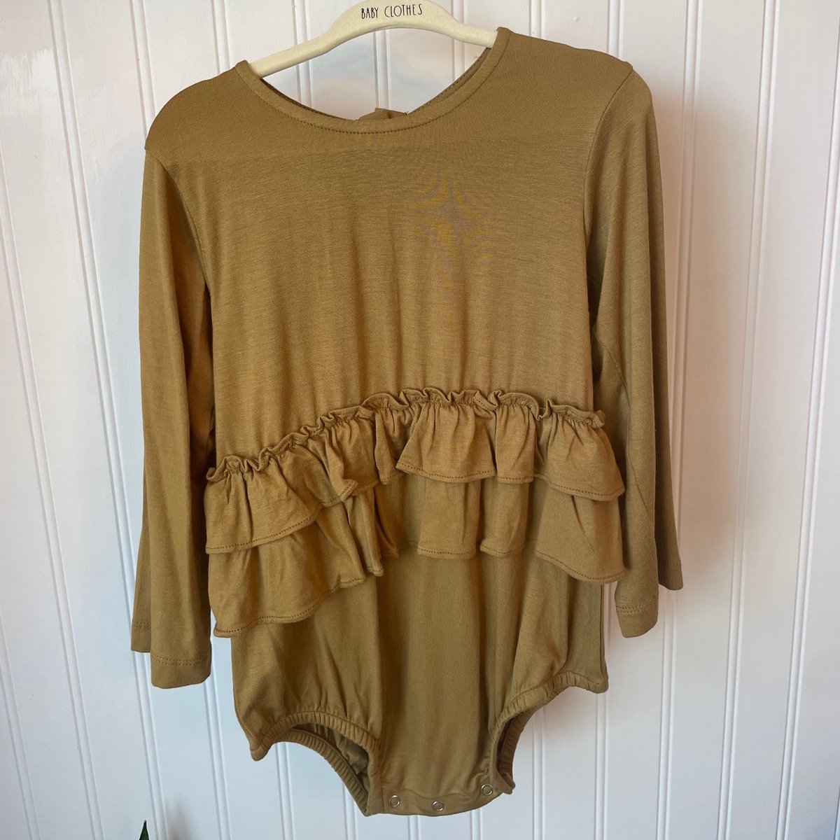 kate quinn fennel long sleeve double ruffle bubble