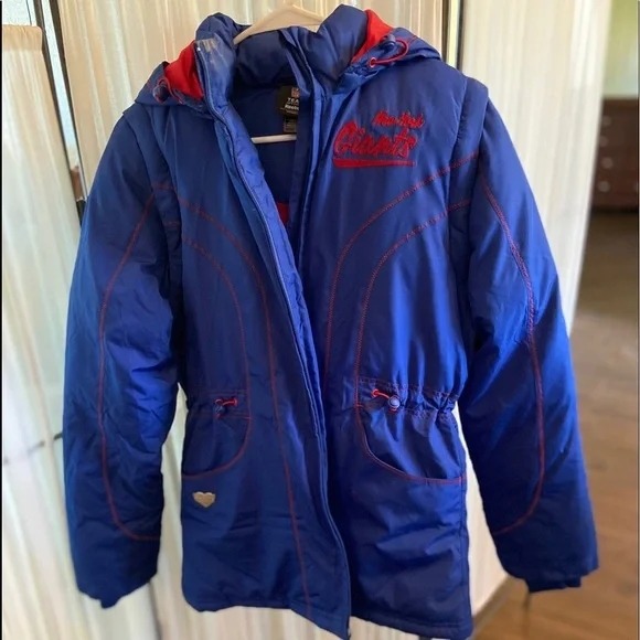 NFL Team Giants football Apparel Reebok women’s convertible jacket