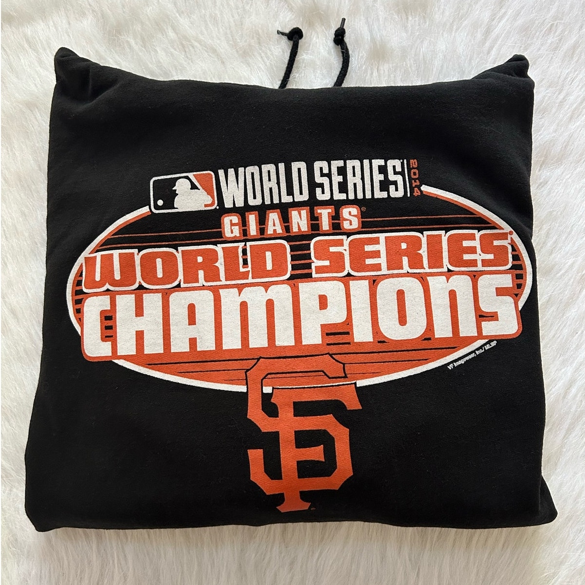 MLB San Francisco Giants 2014 World Series Champions Black Hoodie Mens Size XXL