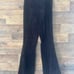 Free People Black Slim Pull On Velvet Flare Pants