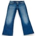 Lucky Brand Womens 32x28 Jeans Midrise Flare Dungarees 7W10370-P3U-1