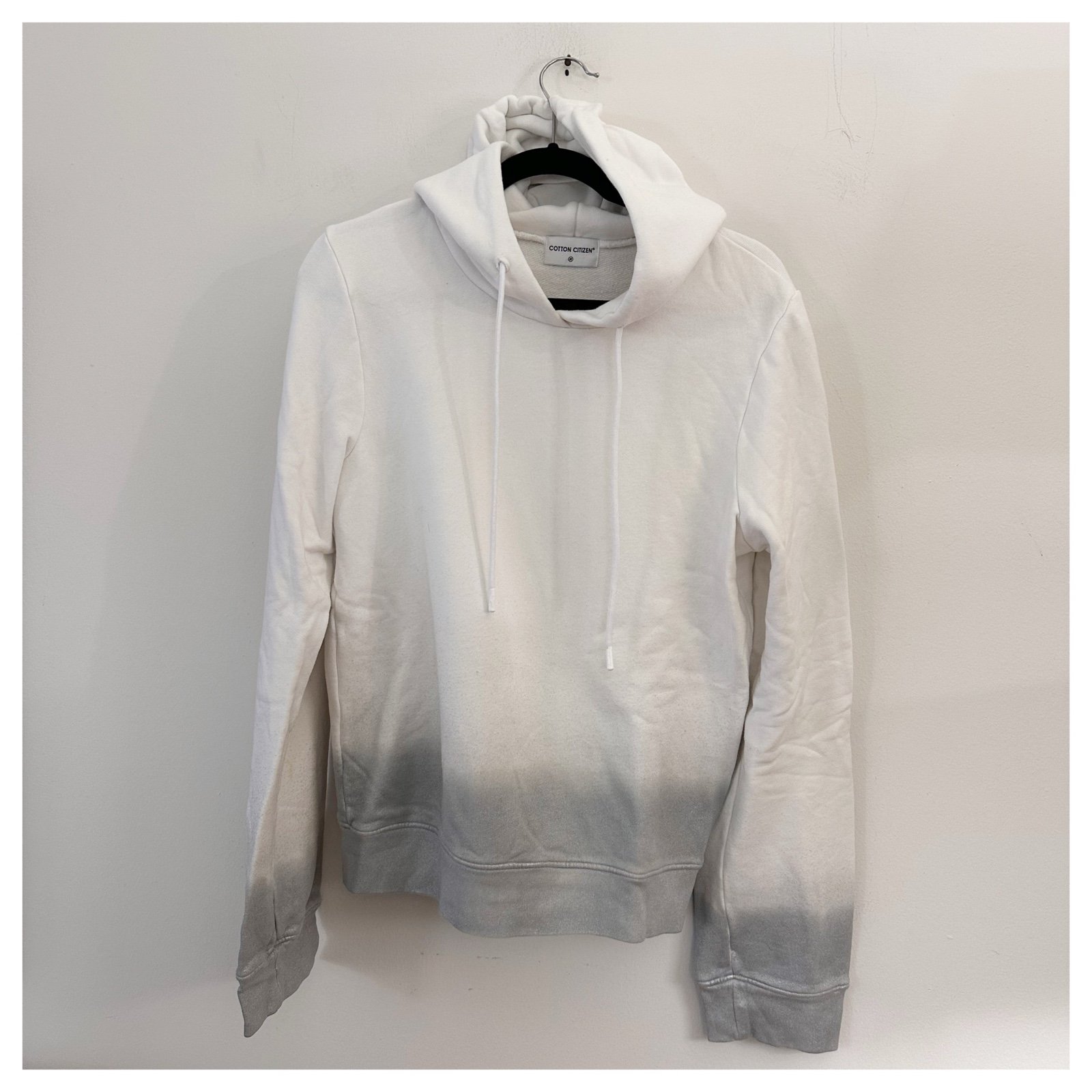 Cotton Citizen Manhattan Silver Ombré Hoodie size medium