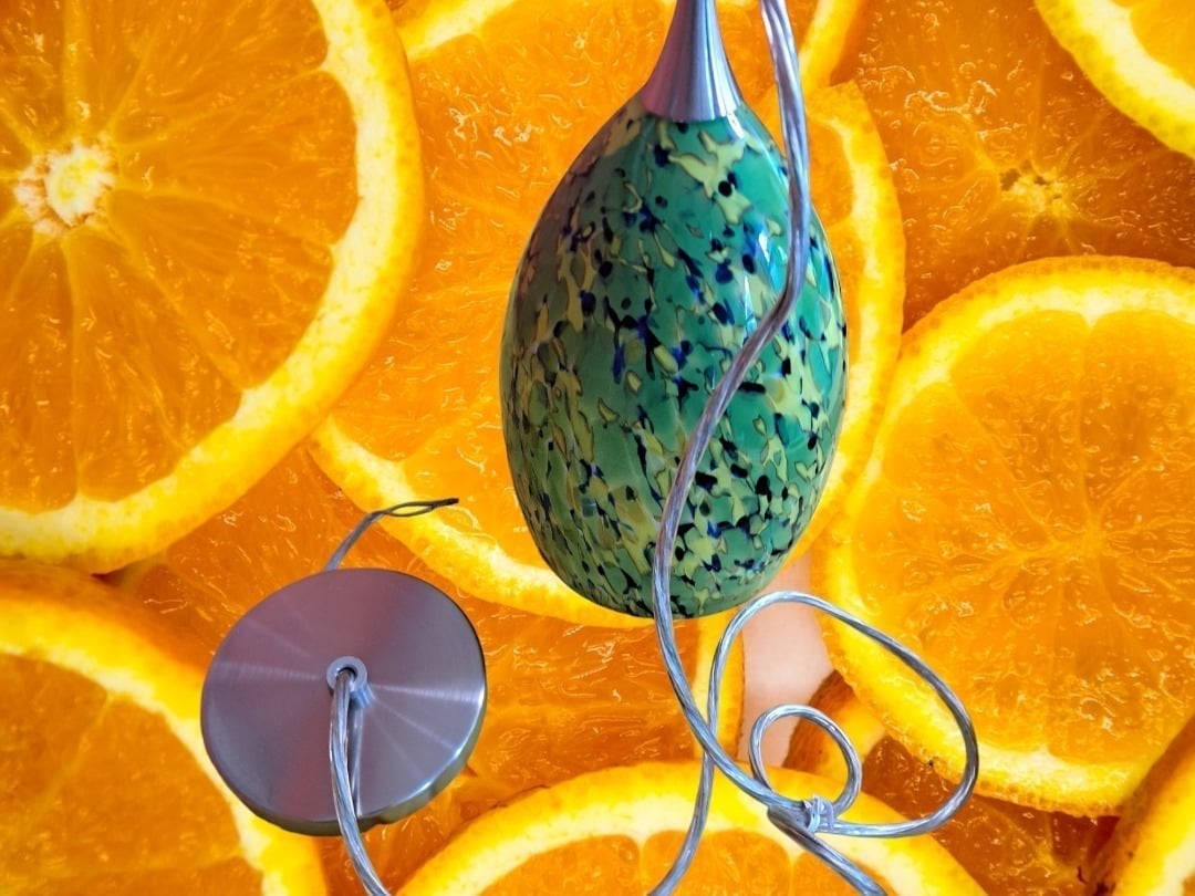 6 Wide Pendant Hand Blown Glass Shade