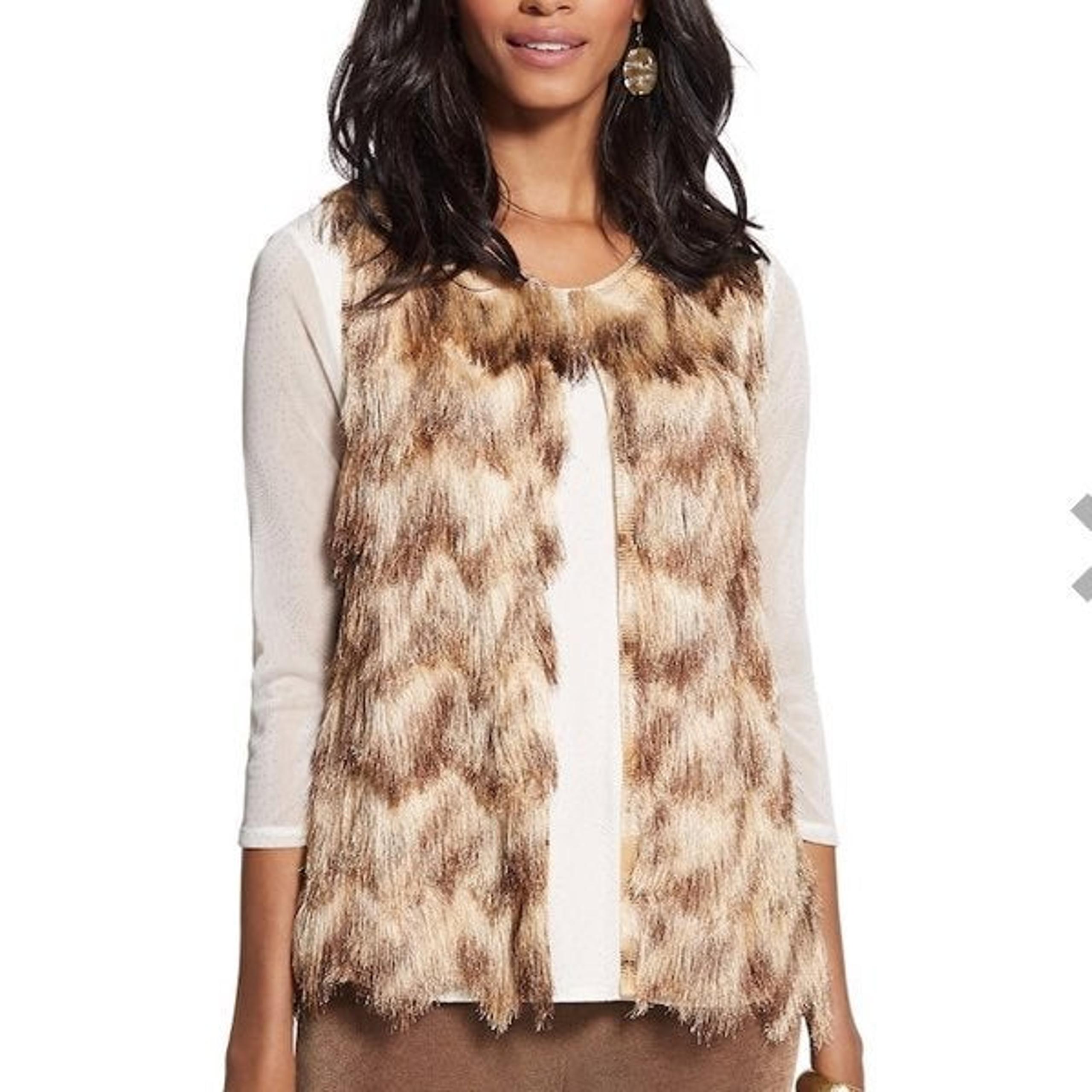 Chico’s Faux Fur Vest