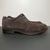 Mens CLARKS Delsin Rise Brown Leather Oxford Shoes / Size 8 Medium