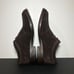 Mens CLARKS Delsin Rise Brown Leather Oxford Shoes / Size 8 Medium