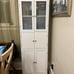 NEW 67” Kitchen Pantry Cabinet with Glass Doors and Shelves