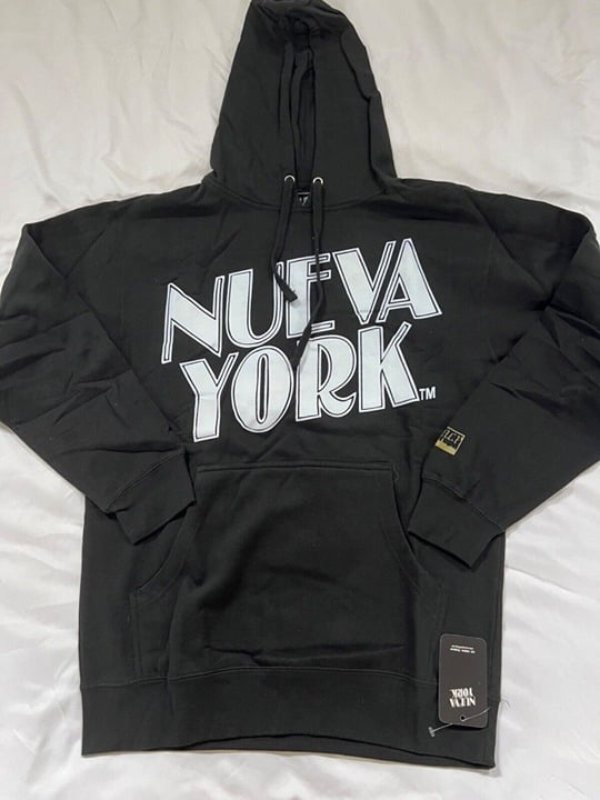NEW YORK (NUEVA YORK) MEN'S HOODIE NY MADE IN USA SIZE LARGE