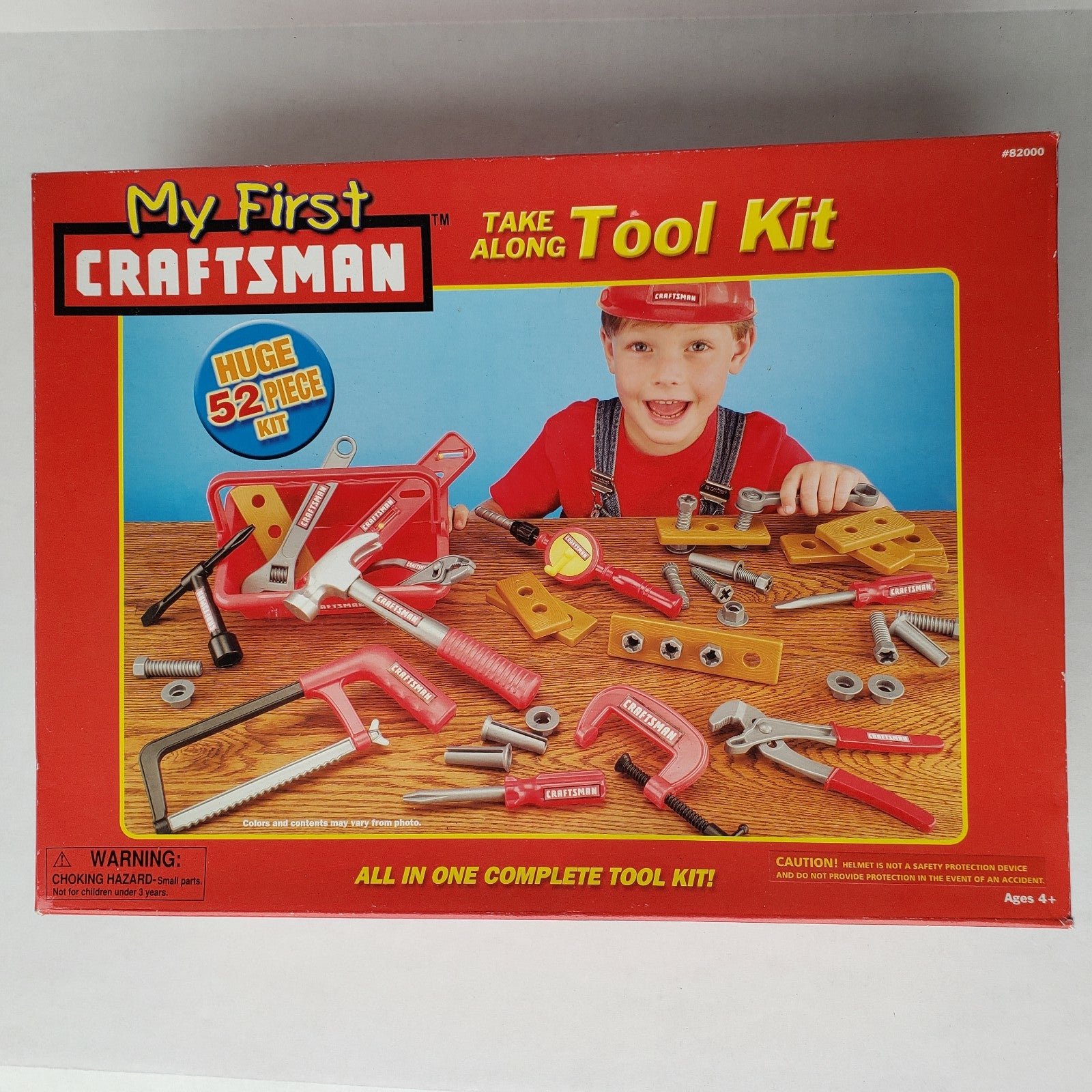 Vintage 2002 My First Craftsman Take Along Tool Kit 52 Pc KB Toy Exclusive New