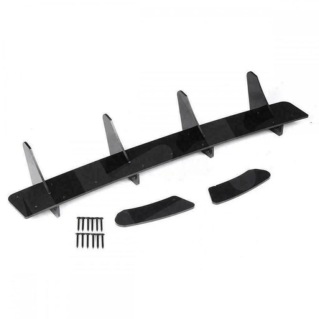 Golf 7 GTI V2 Style Rear Blade Diffuser Brand New Gloss Black