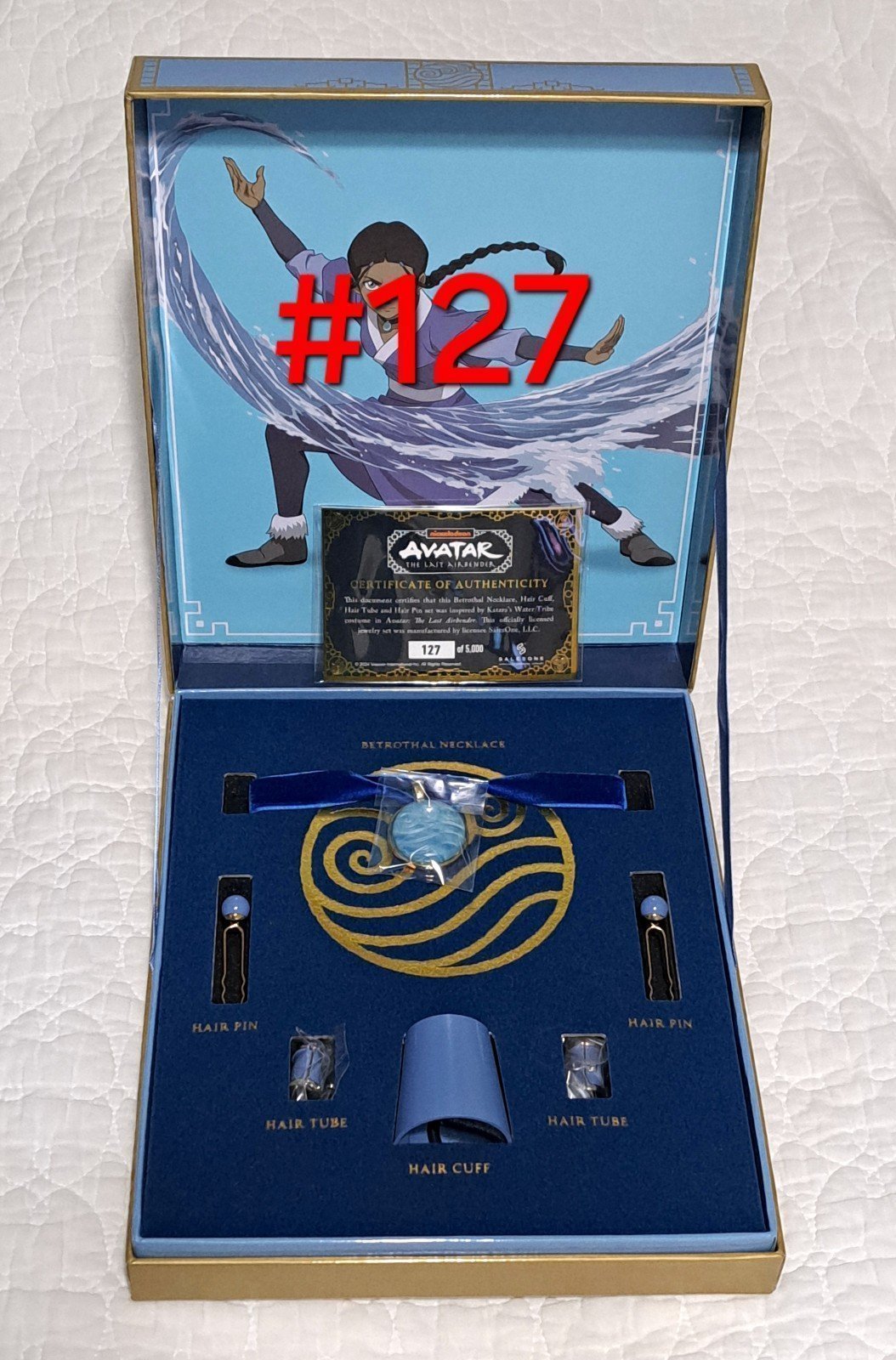 Avatar: The Last Airbender Katara Water Tribe Necklace Box Set 127 Of 5000