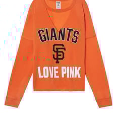 PINK MLB SF Giants Choker Sweater S