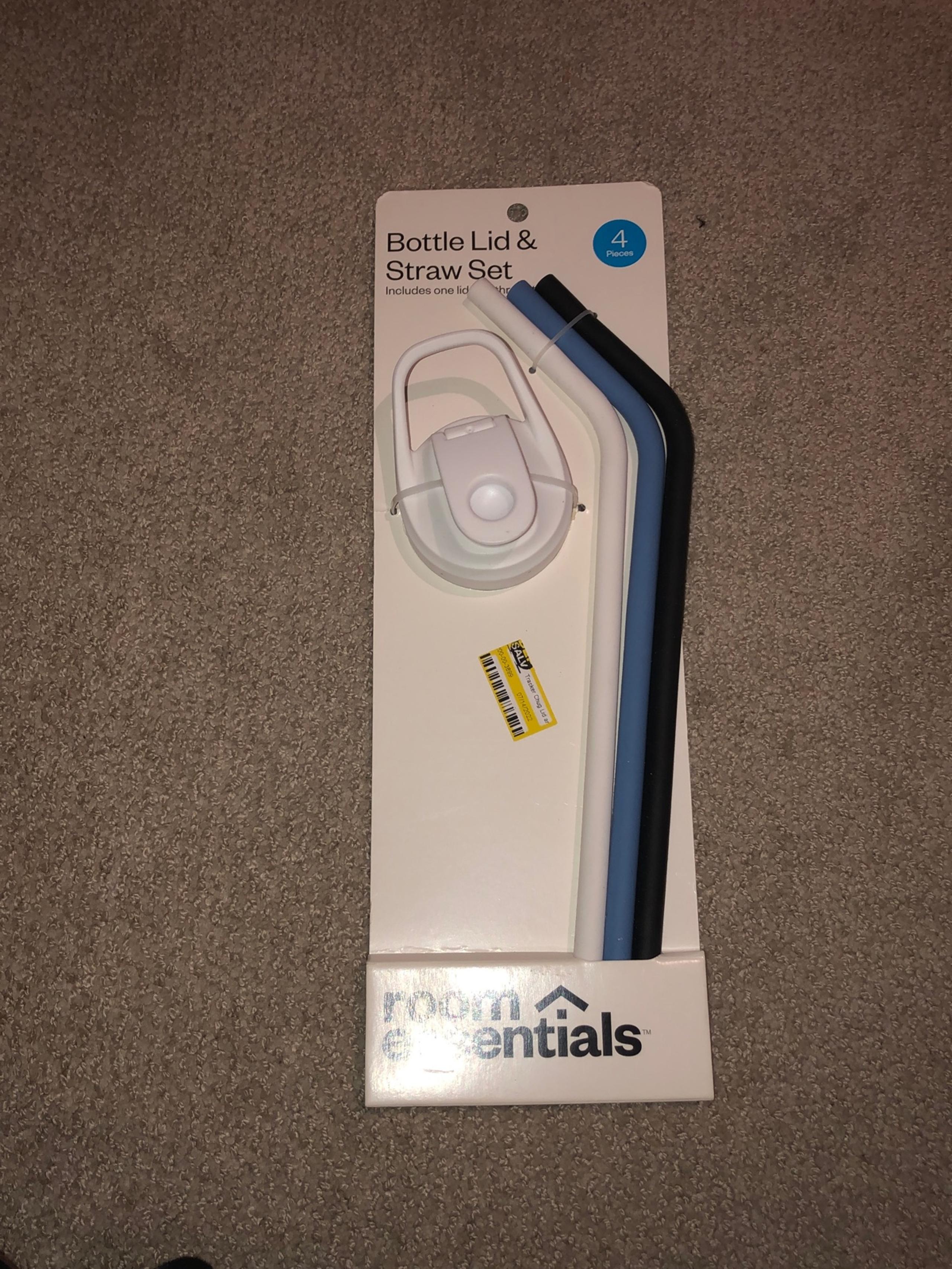 Tracker Chug Lid and 3 Silicone Straws