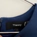 Theory Womens Blue Sheath Dress in Good Wool Size 2