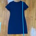 Theory Womens Blue Sheath Dress in Good Wool Size 2