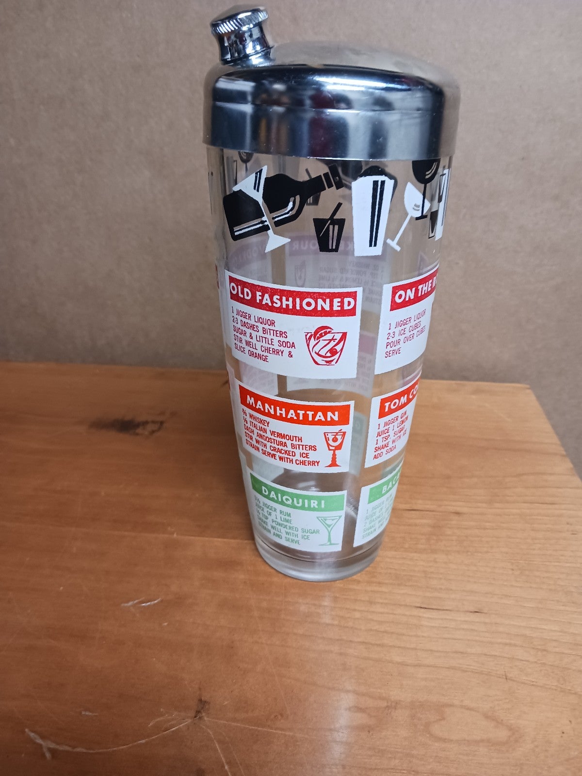 Vintage martini shaker
