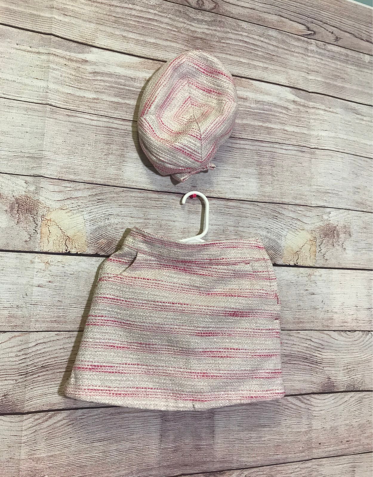 Janie and jack skirt and beret sz 4