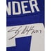Shaun Alexander Autographed/Signed Jersey JSA COA Blue Custom Jersey