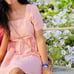 Madewell Squareneck Linen Mini Dress