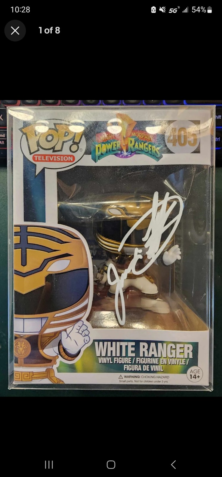 Jason David Frank Signed Funko pop - authenticated