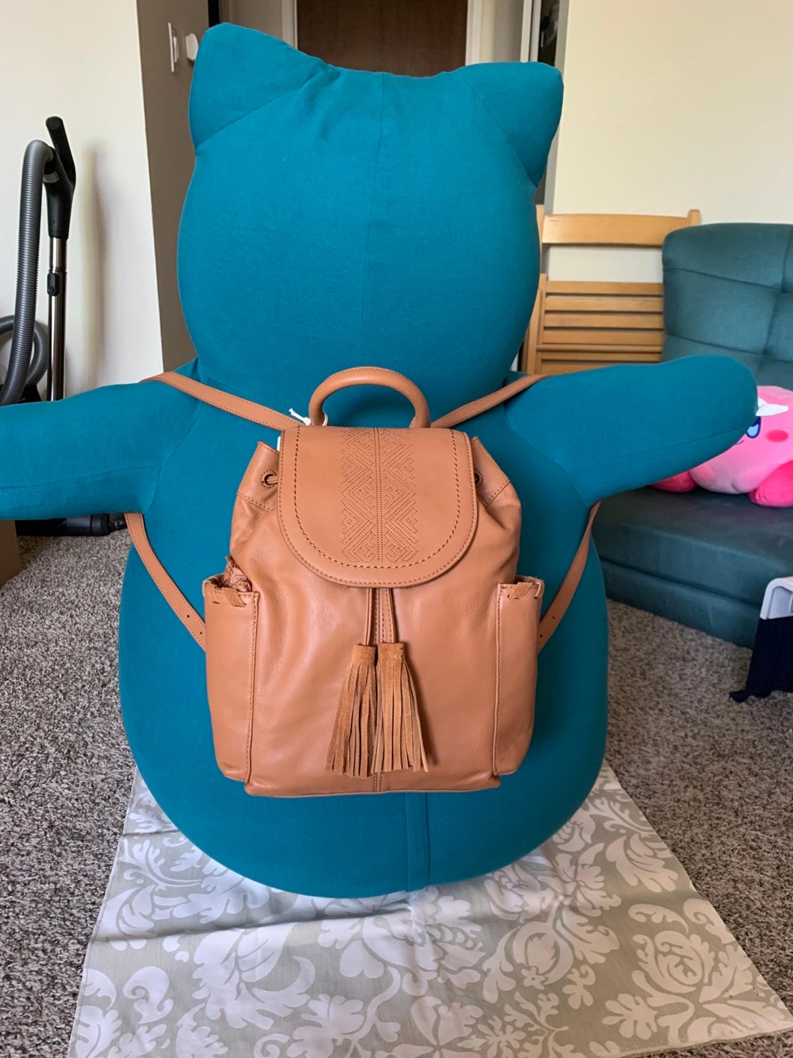 NEW Lucky Brand Wind Leather Backpack