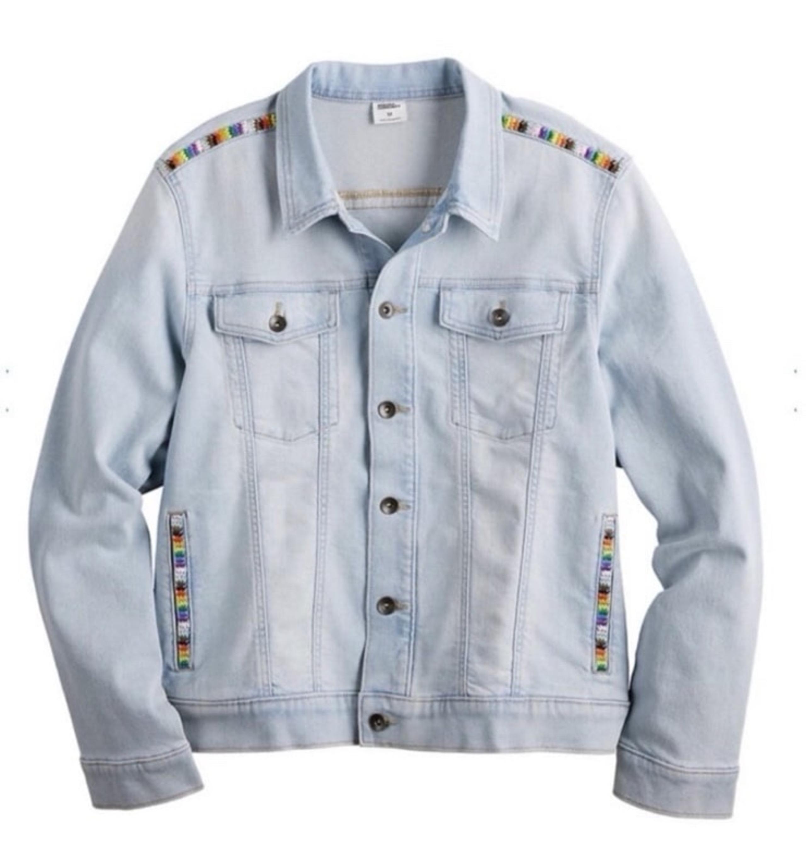 Sonoma Oversize Light Wash Denim Trucker Jacket Women’s Medium