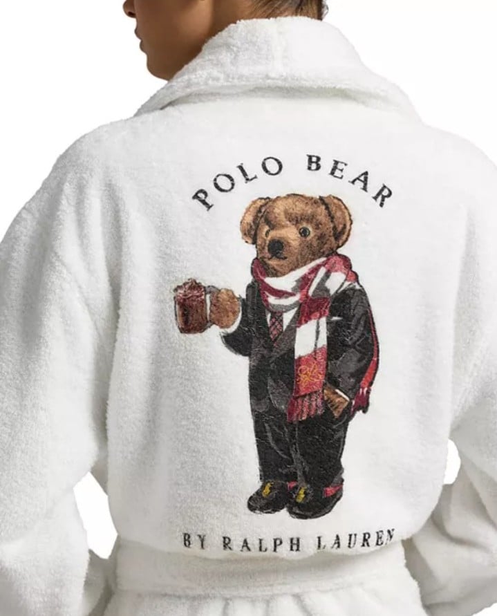 Ralph Lauren Polo Bear Cotton Terry Robe