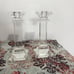 Mikassa Crystal Candlestick Holders Classic 6 inch pair 34