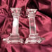 Mikassa Crystal Candlestick Holders Classic 6 inch pair 34