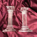 Mikassa Crystal Candlestick Holders Classic 6 inch pair 34