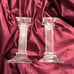 Mikassa Crystal Candlestick Holders Classic 6 inch pair 34