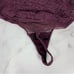Victoria’s Secret Romantic Floral Sexy Lingerie Plum Lace Garter Skirt + Thong