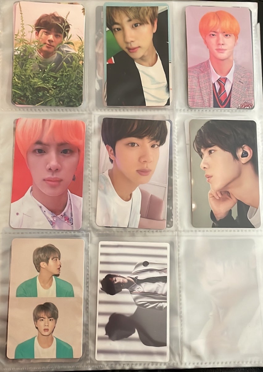 Jin BTS photocard bundle