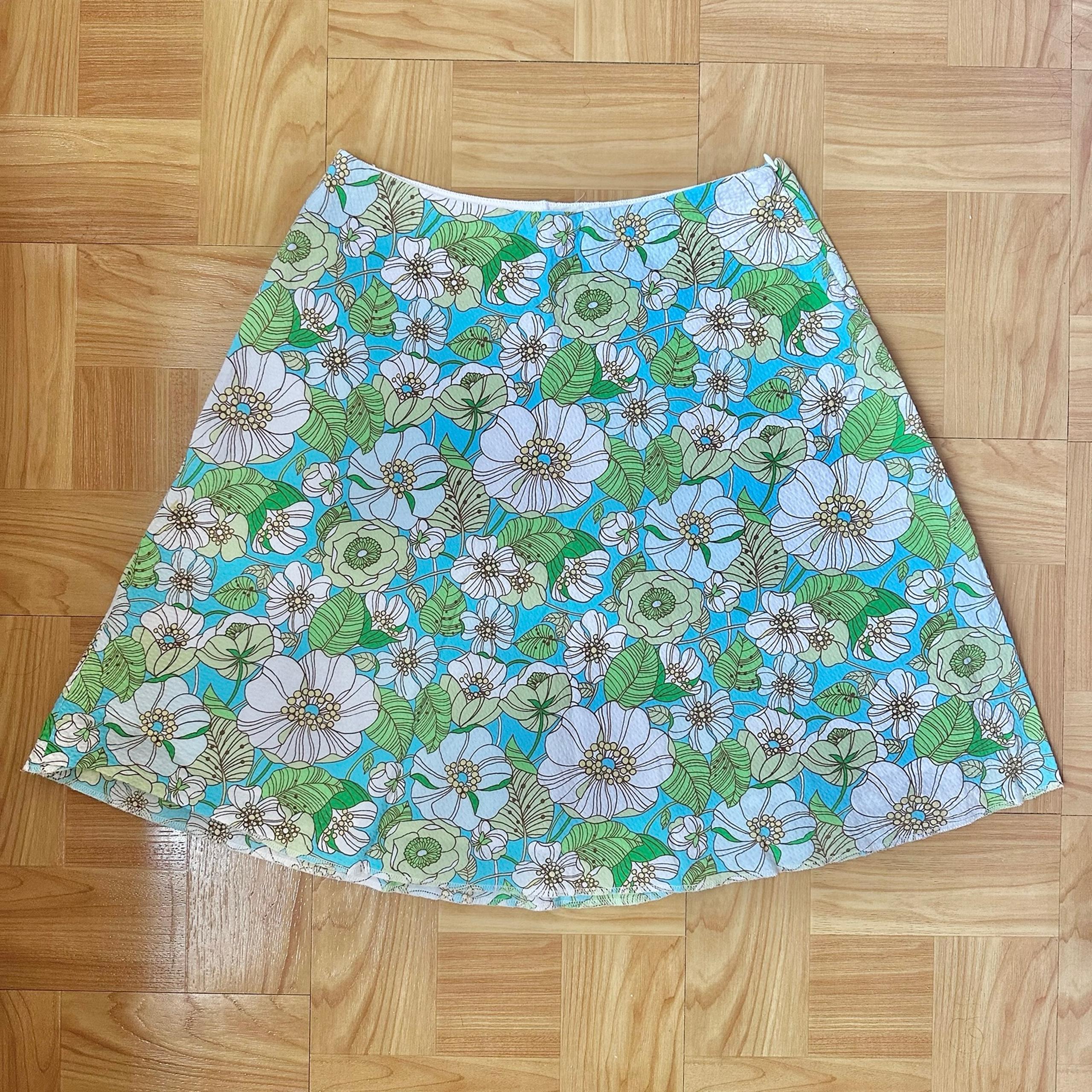Gap Floral A-line Skirt