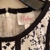 Parker black and white skater dress