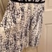 Parker black and white skater dress