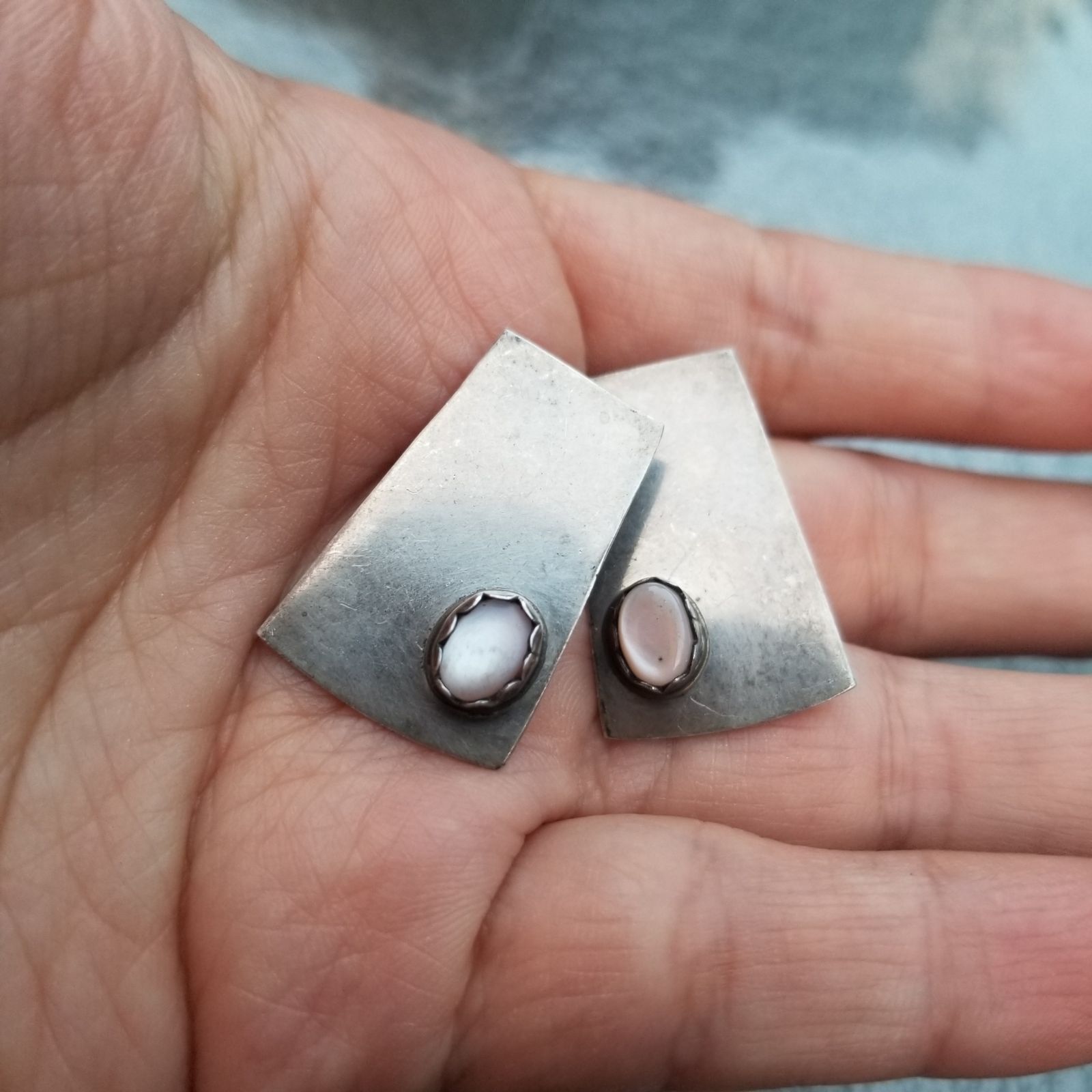 Vintage Moonstone Earrings